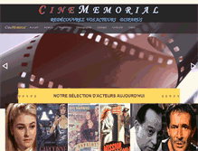 Tablet Screenshot of cinememorial.com